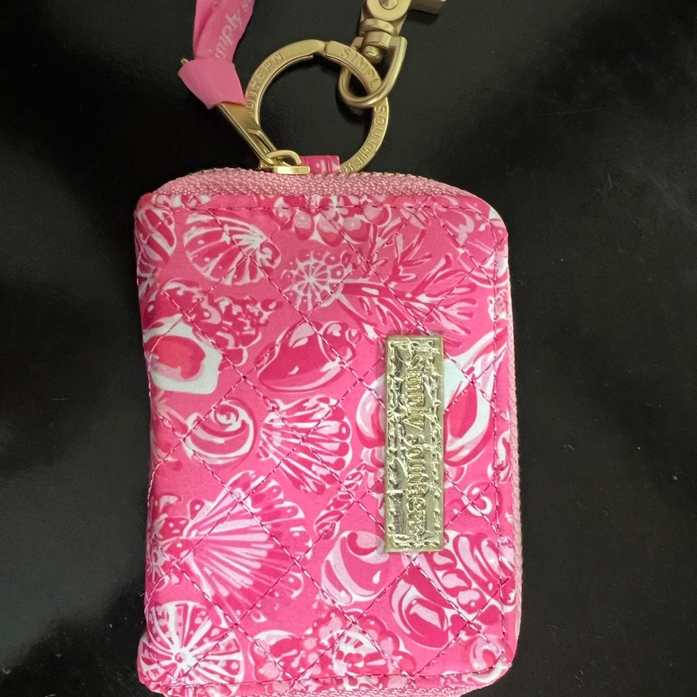 Simply Southern Pink Quilted Card Holder
